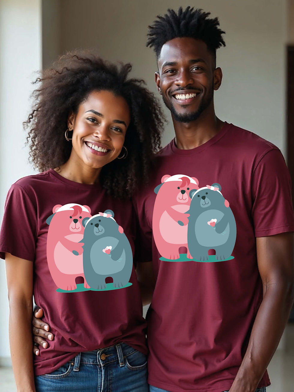 Thumbnail: Eternal Love Animal Couple T-Shirt Lovers Edition – Buy Now