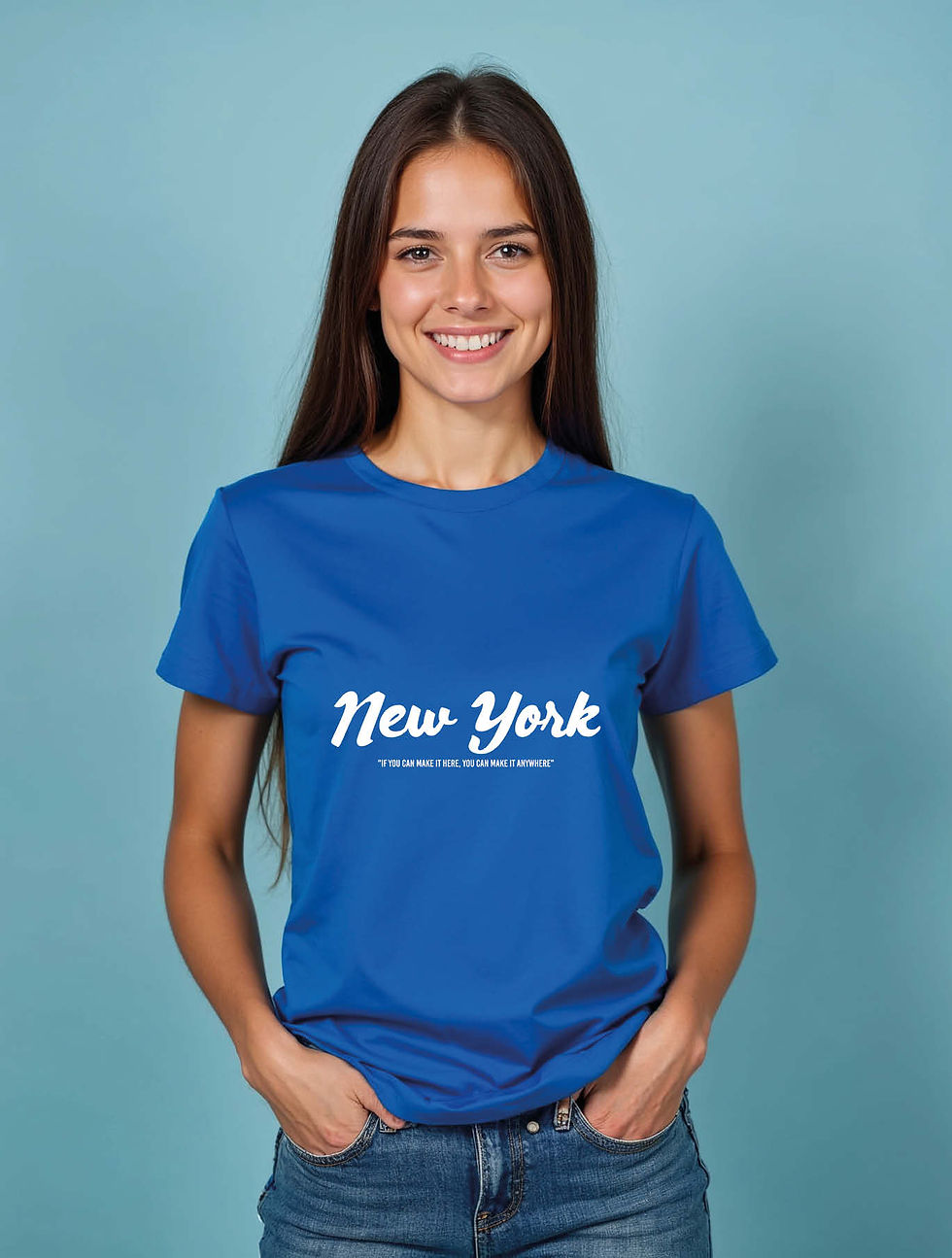 Thumbnail: new york if you can make it here you can make it anywhere women graphic tees