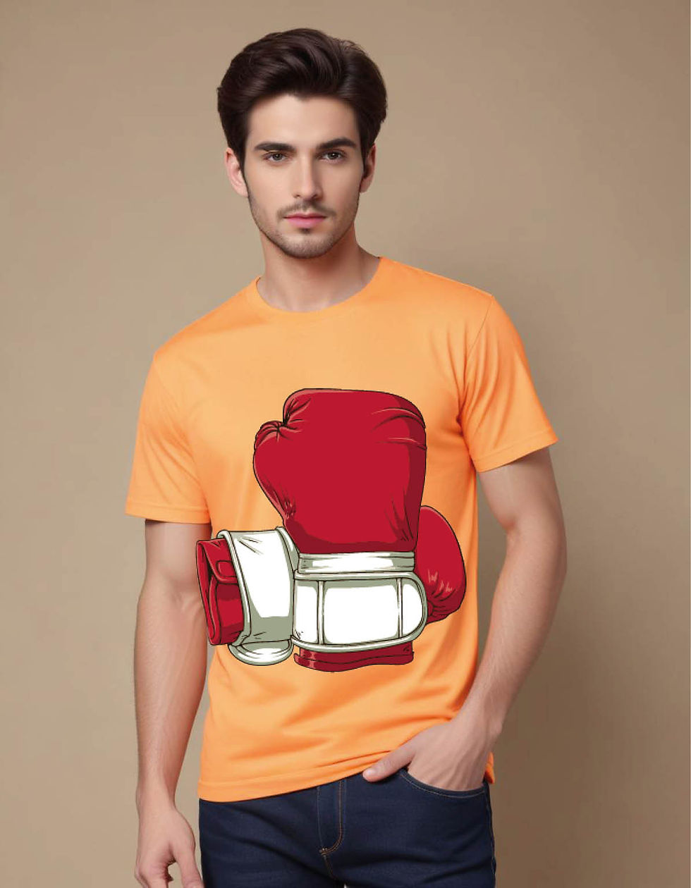 Thumbnail: fight gear mens printed graphic t shirt