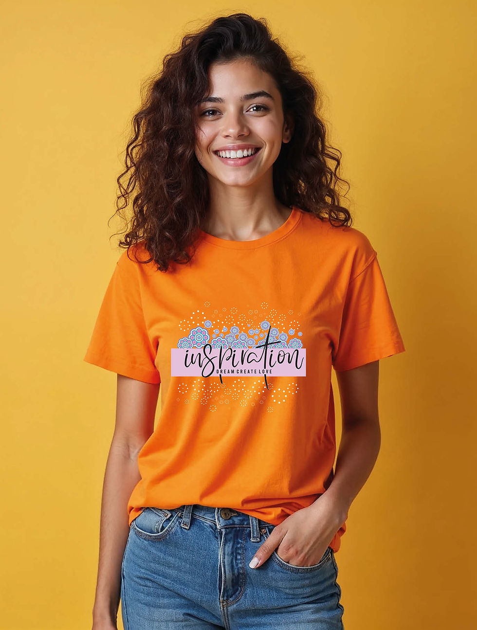 Thumbnail: Insperation dream creator Modern Women’s Printed T-Shirt – Premium Quality