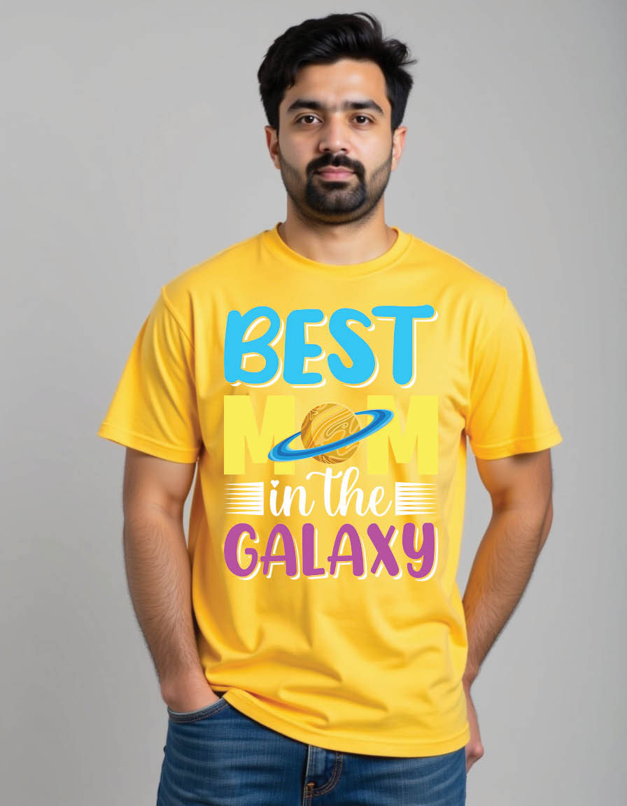 Thumbnail: best mom galaxy mother quotes mens printed graphic shirt