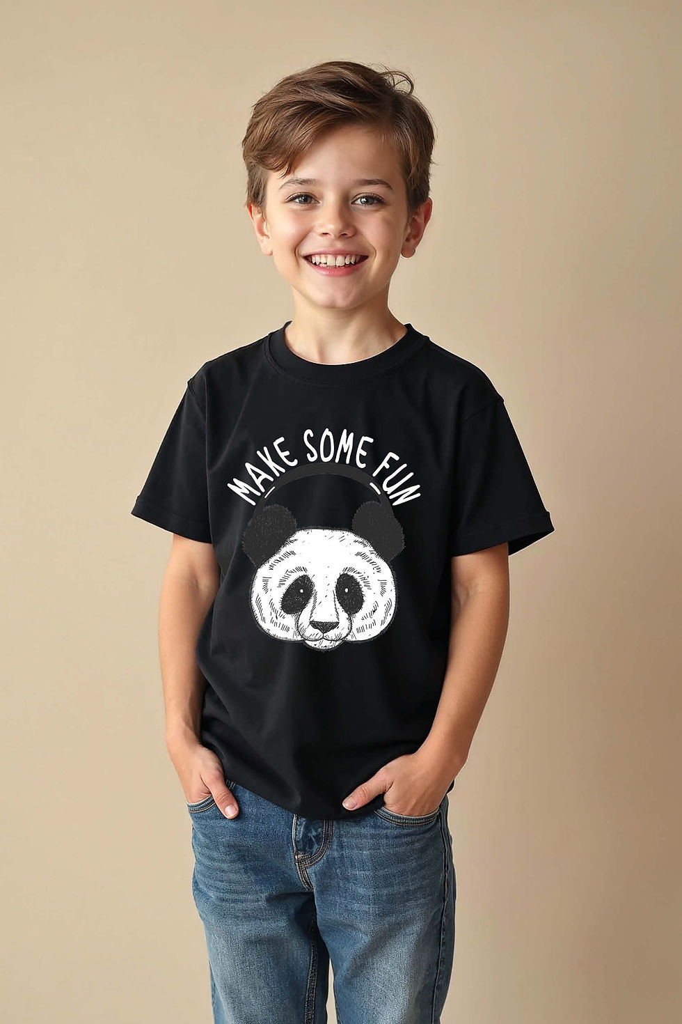 Have Some Fun Cartoon Toy Trendy Trendy Printed Tee for Kids – Typography Print