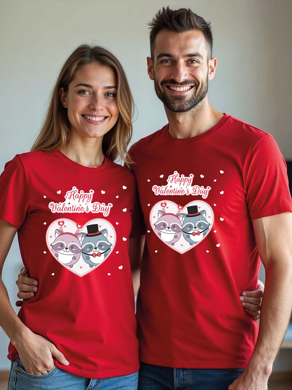Anniversary Animal Couple Matching Tee Lovers Edition – Limited