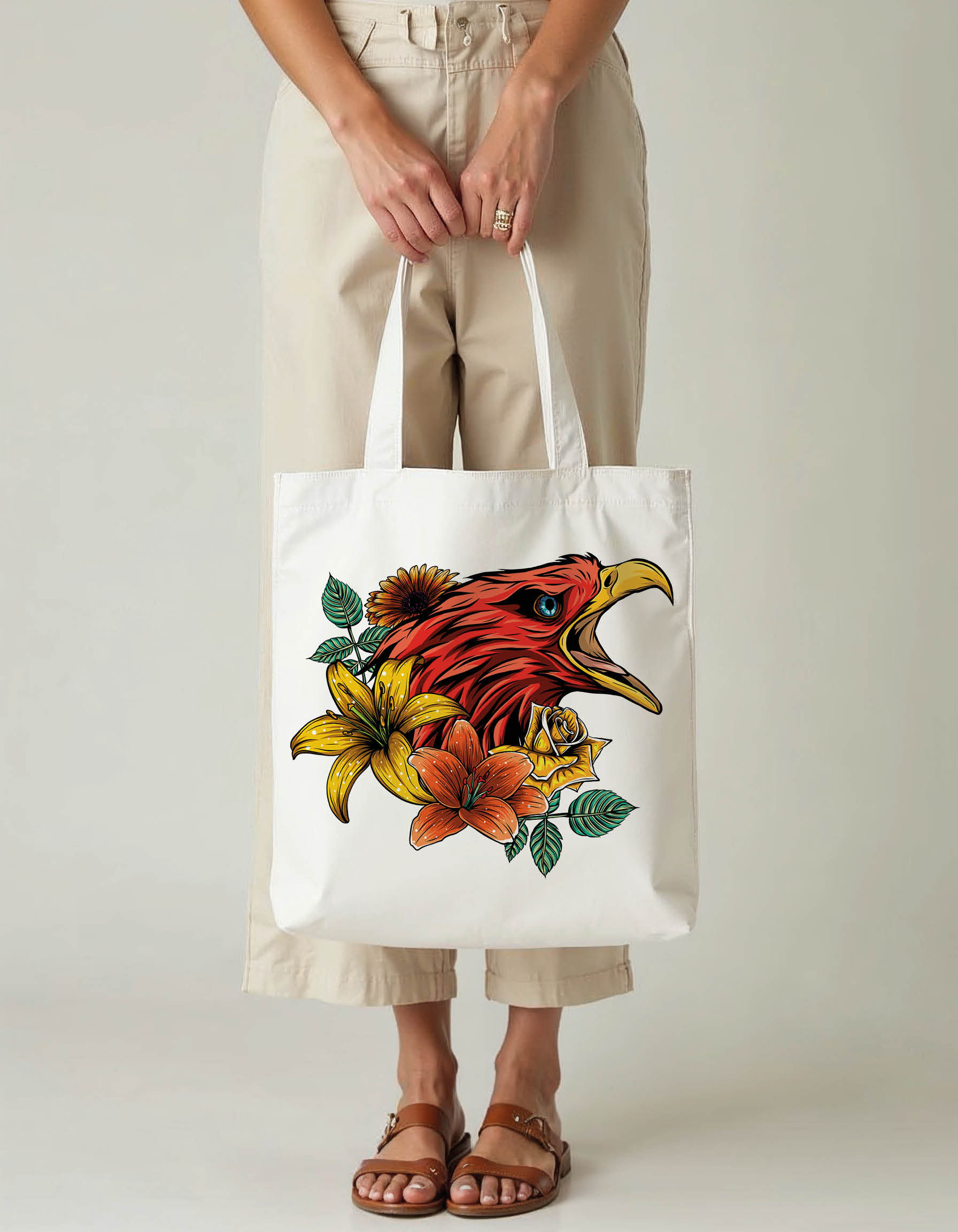 Colorful Artistic Tote Printed Bag – Modern Artistic Design Buy Now