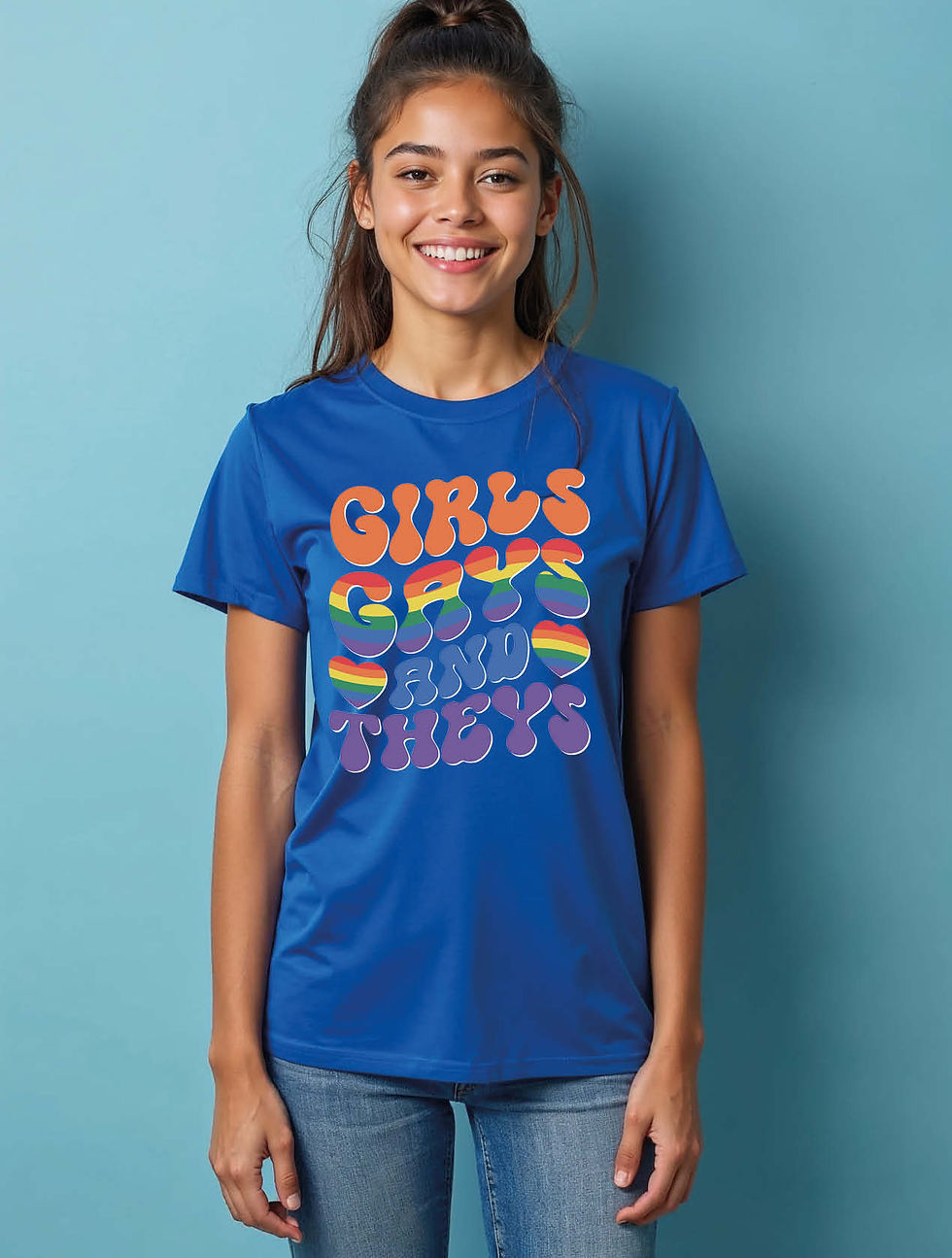 Thumbnail: girls gays and theys Modern Women’s Printed Graphic Streetwear T-Shirt