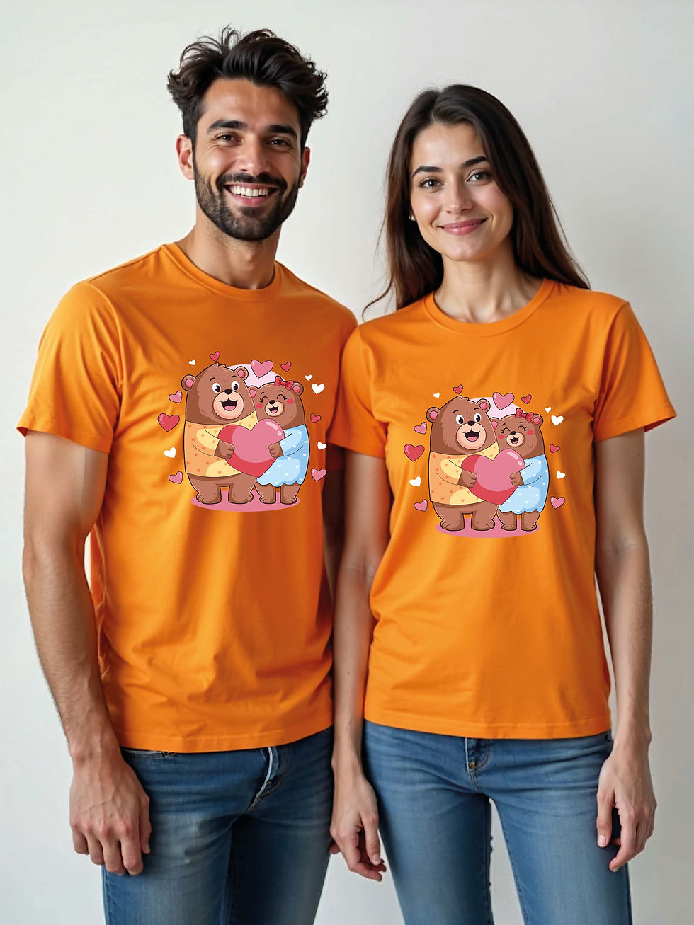 Soulmates Cartoon Couple T-Shirt Lovers Edition – Premium Quality