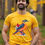 Thumbnail: bird with pop art style mens printed graphic t shirt