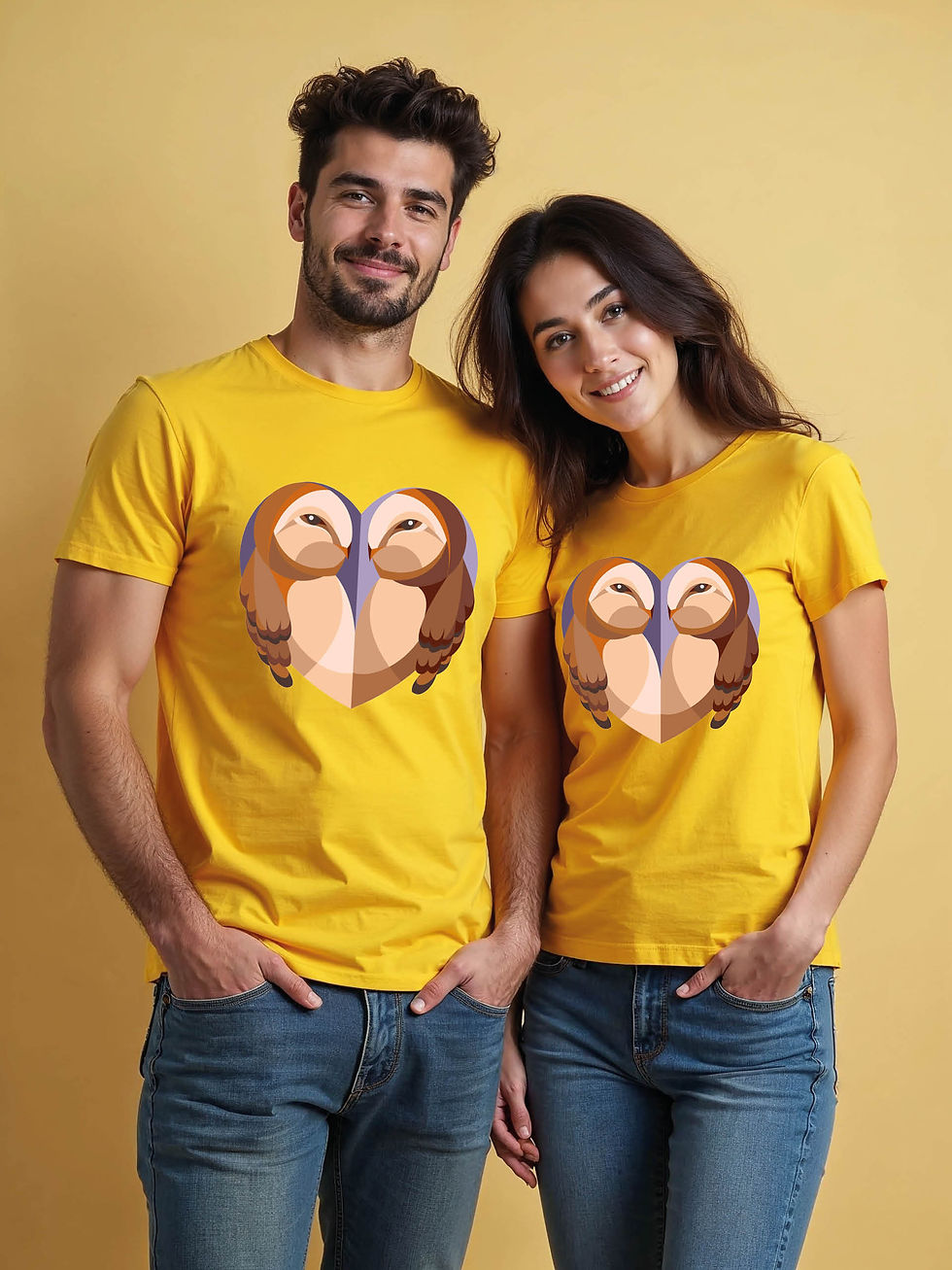 Thumbnail: Eternal Love Cartoon Couple T-Shirt Lovers Edition – Premium Quality