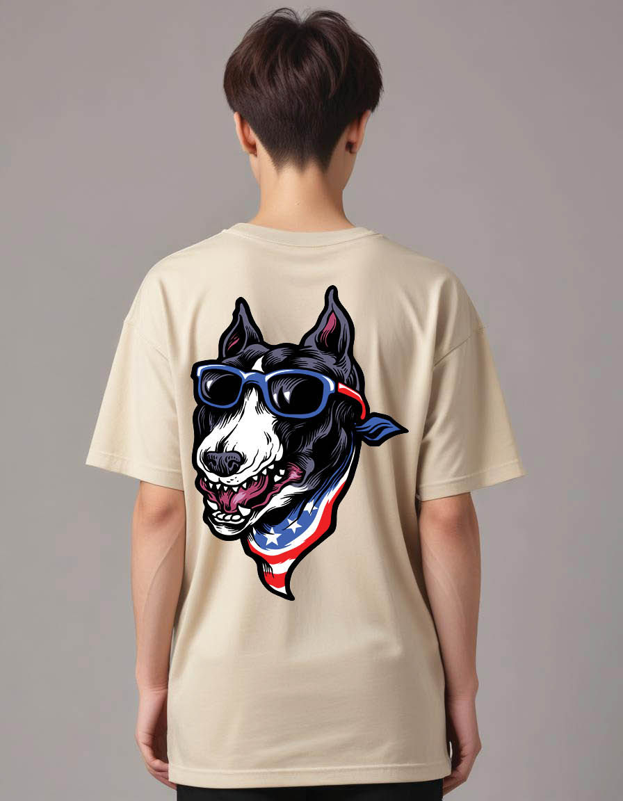 Thumbnail: american bull terrier Mens Oversized Printed T shirt