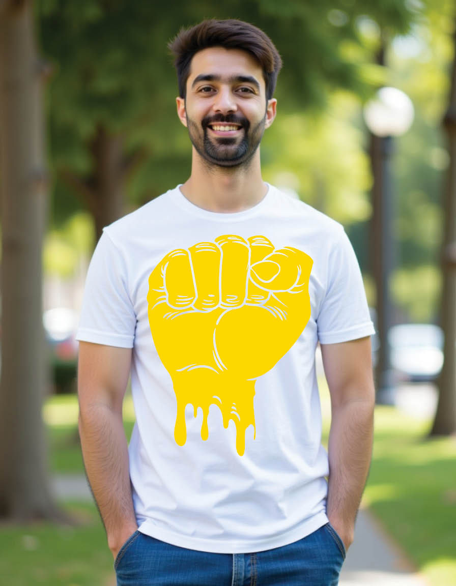 Thumbnail: hands of fredom mens printed graphic t shirt