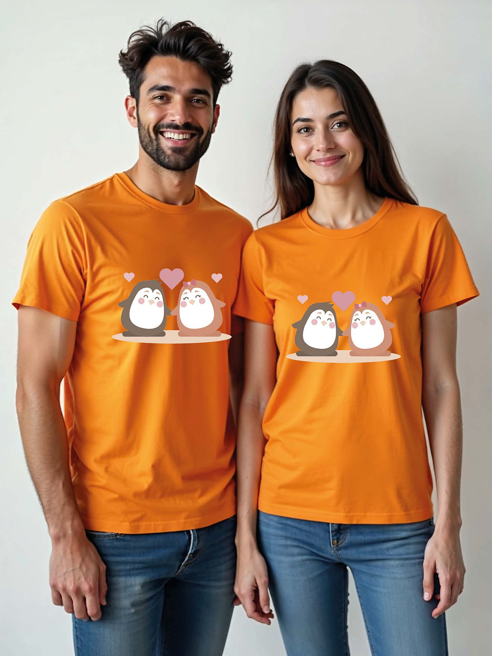 Thumbnail: Valentine’s Cartoon Couple Matching Tee Lovers Edition – Best Price