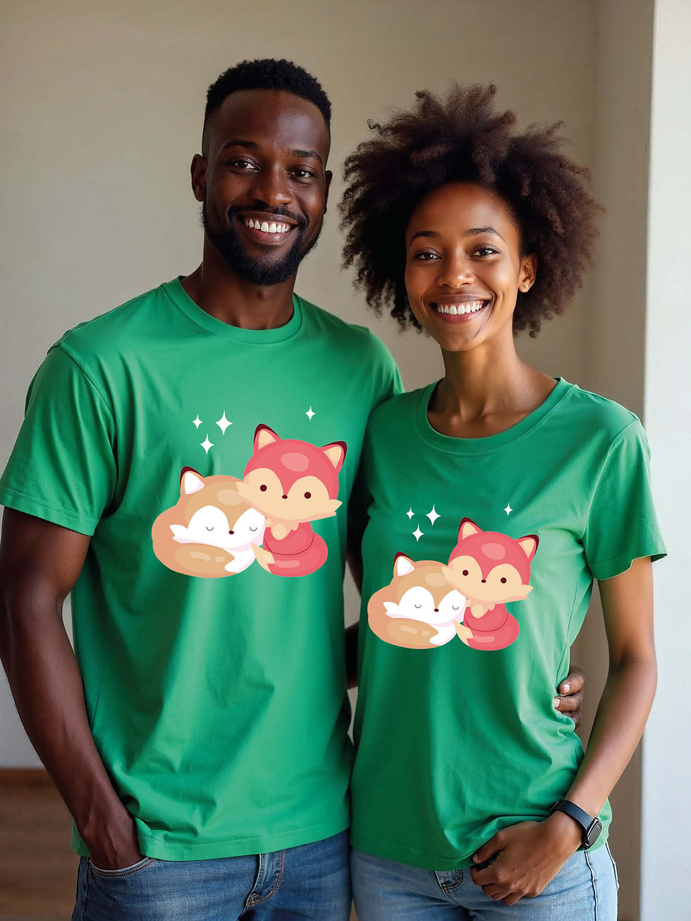 Thumbnail: Anniversary Animal Couple Matching Tee Lovers Edition – Fast