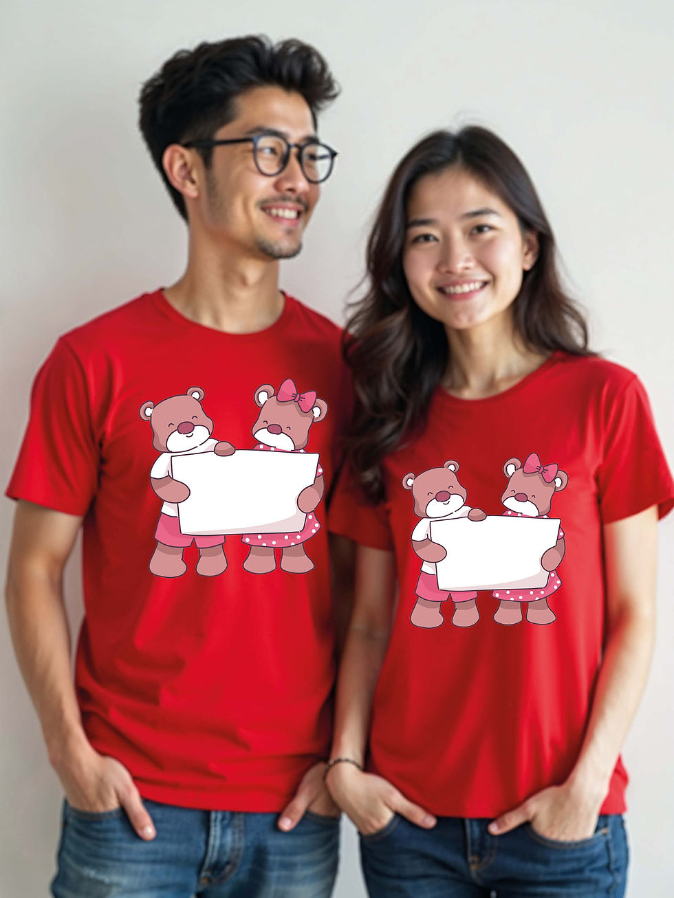 Thumbnail: Anniversary Cartoon Couple T-Shirt Lovers Edition – Low Price Offer