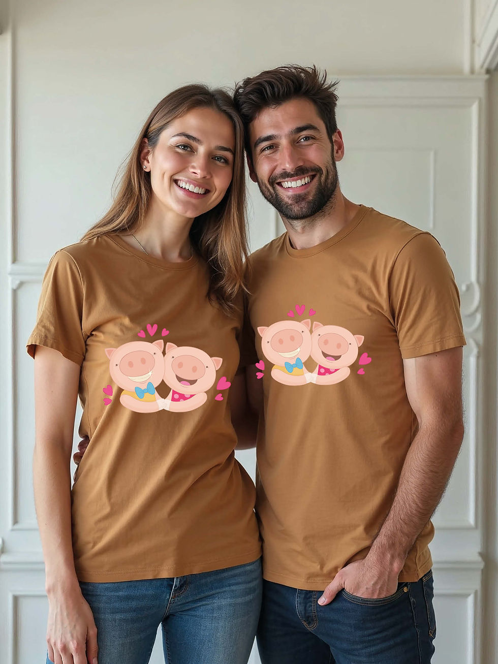 Thumbnail: Valentine’s Animal Couple Matching Tee Lovers Edition – Shop