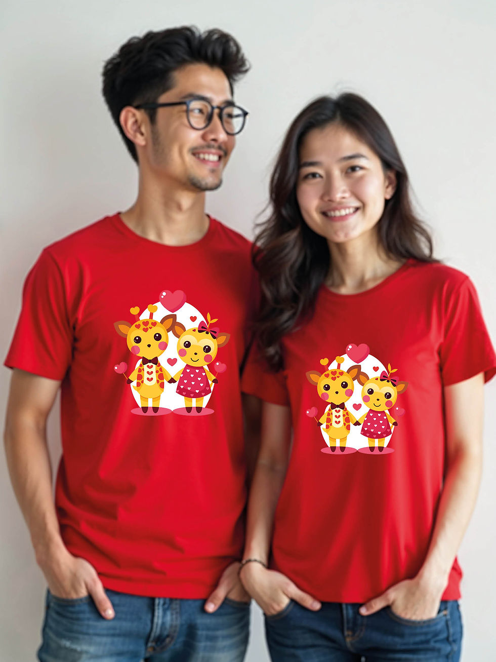 Thumbnail: Matching Outfit Cartoon Couple T-Shirt Lovers Edition – Discount Offer