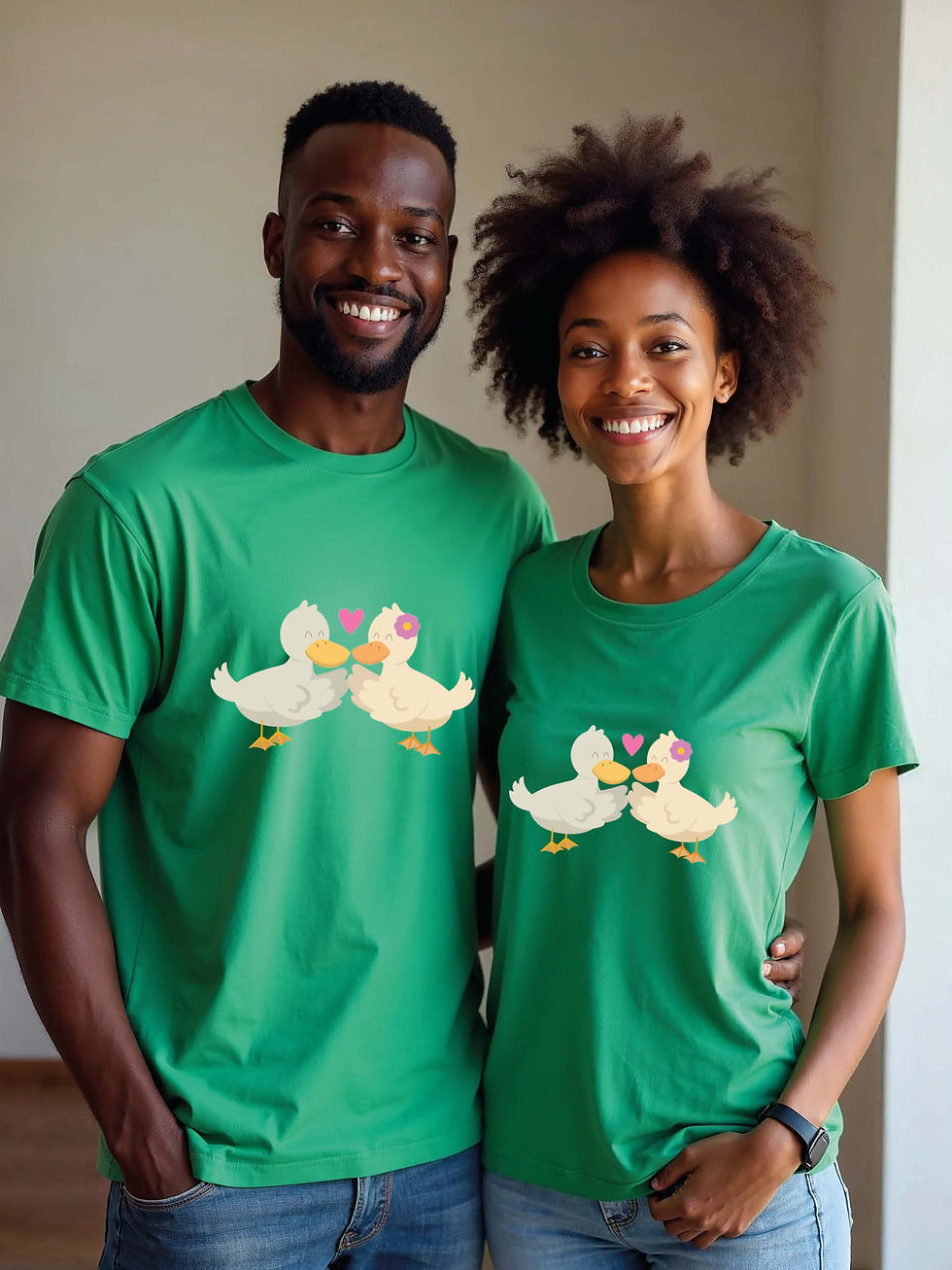 Thumbnail: Eternal Love Animal Couple T-Shirt Lovers Edition – Discount