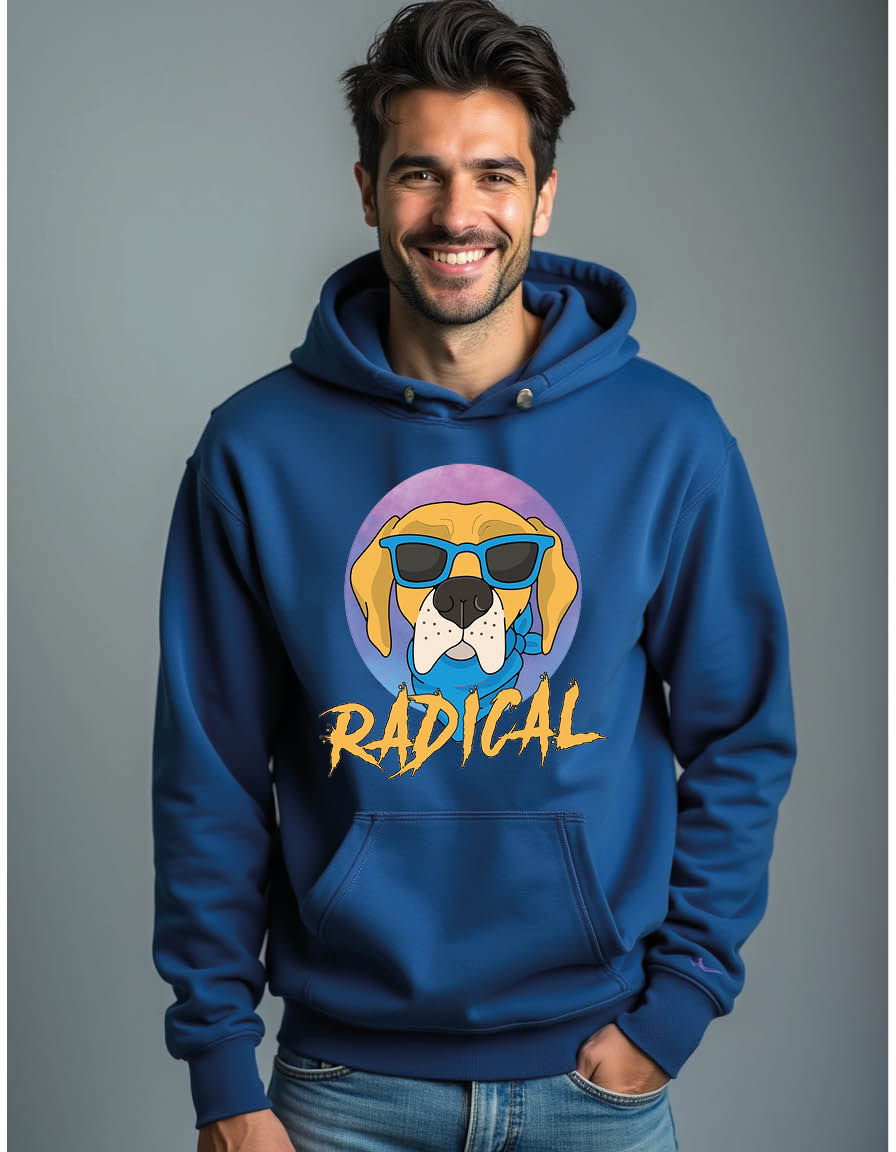 radical Streetwear Men’s Printed Hoodie – Oversized Graphic Print |