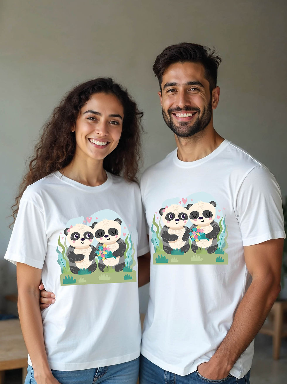 Thumbnail: Trendy Cartoon Couple T-Shirt Lovers Edition – Hot Deal
