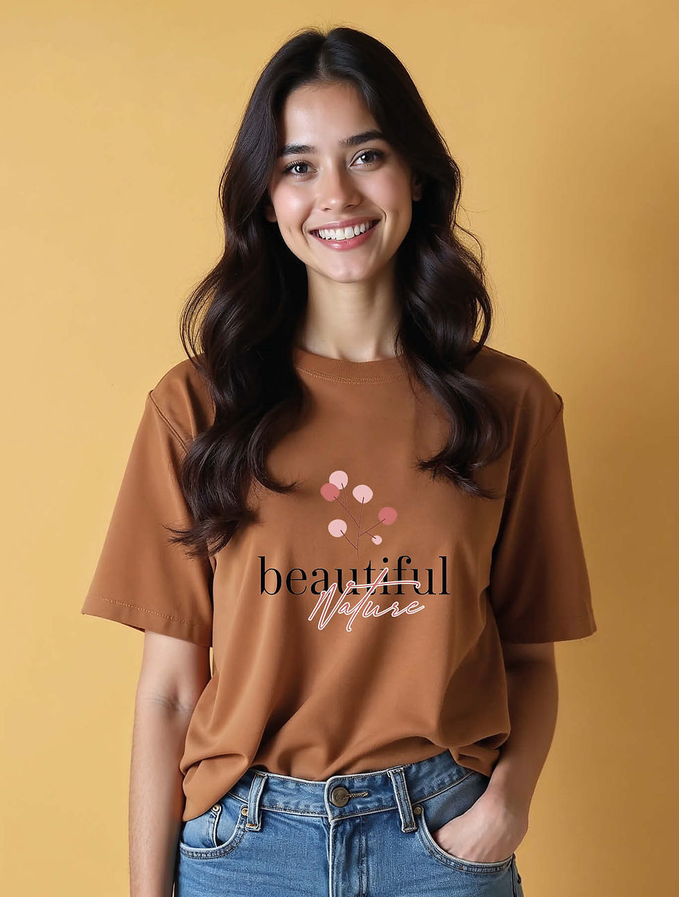 Thumbnail: beautiful nature Chic Women’s printed graphic T-Shirt best price
