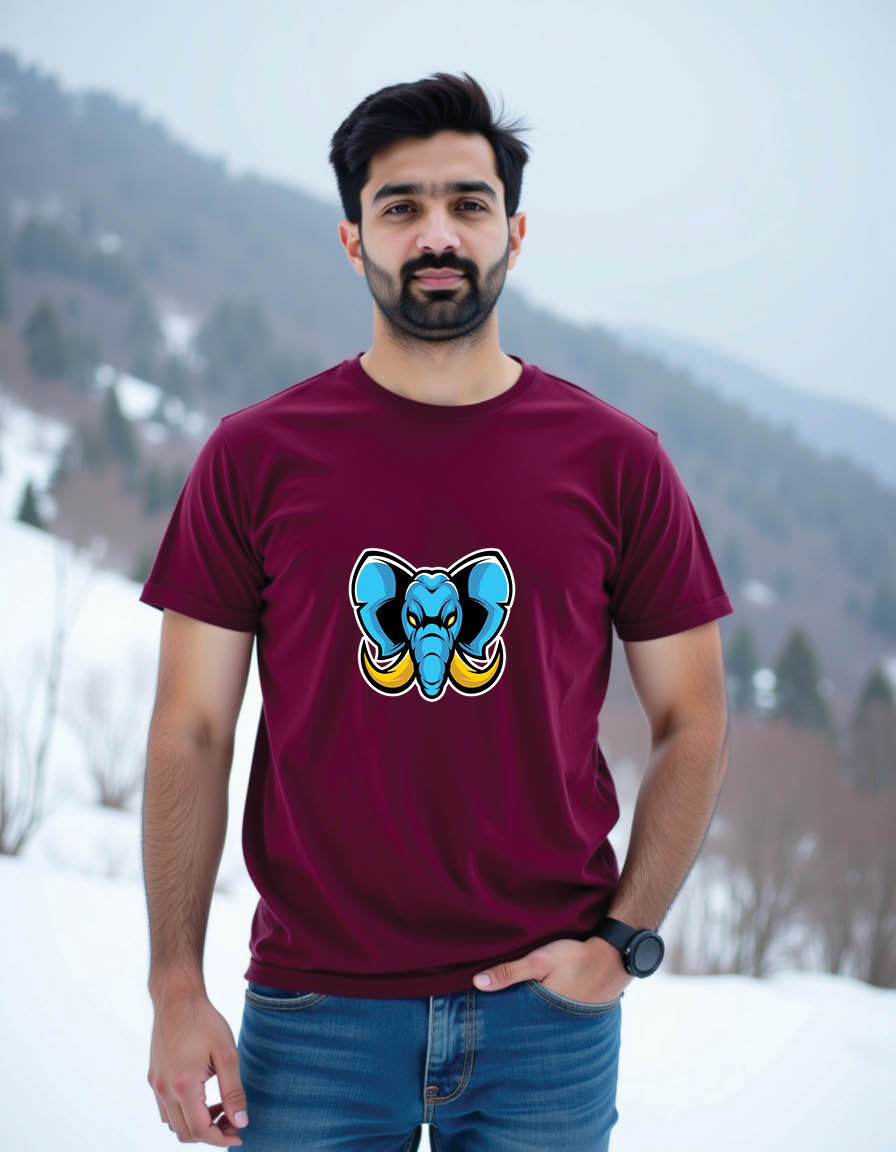 Thumbnail: elephant esport mens printed graphic t shirt