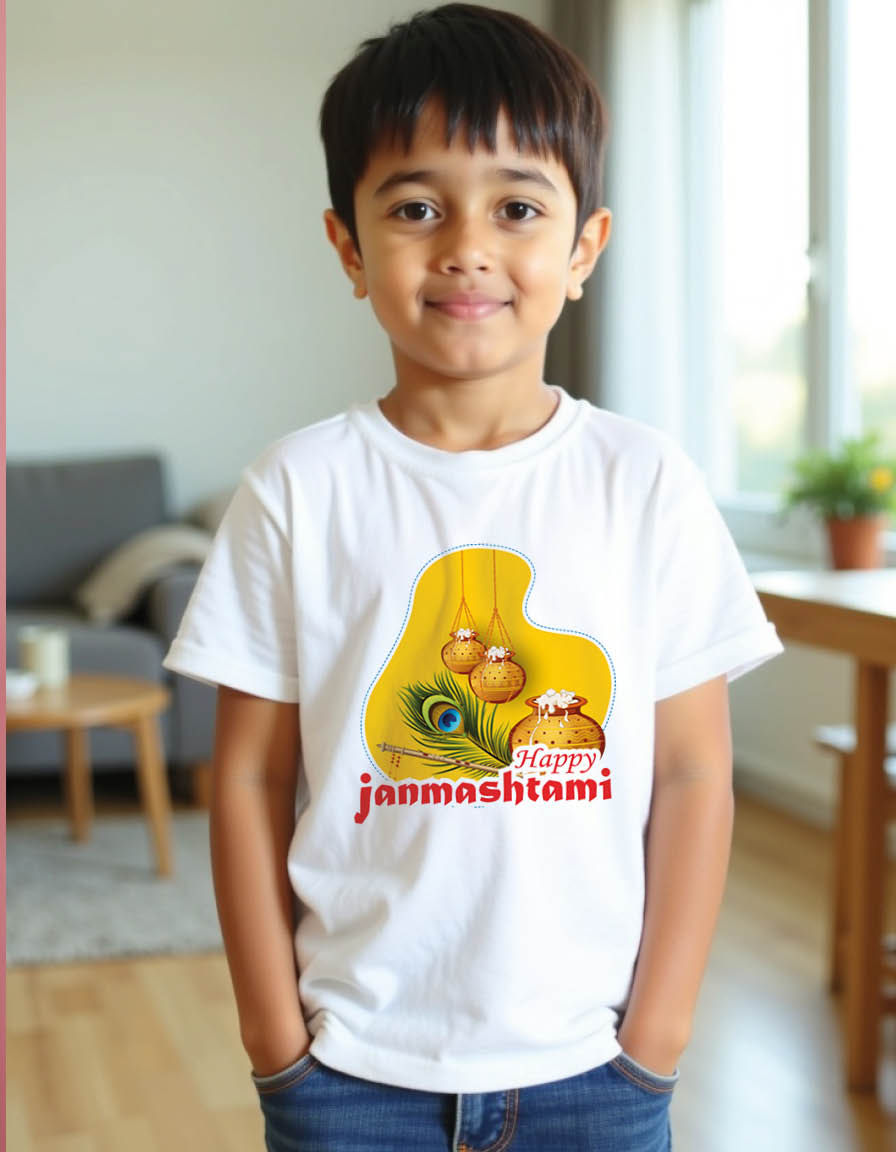 Janmashtami Unisex printed graphic t shirt