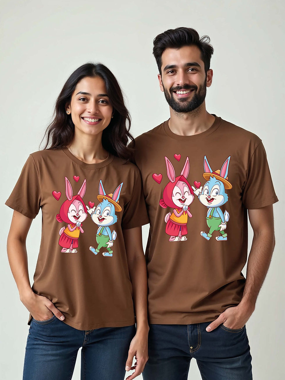 Thumbnail: Matching Outfit Cartoon Couple T-Shirt Lovers Edition – Low Price Offer