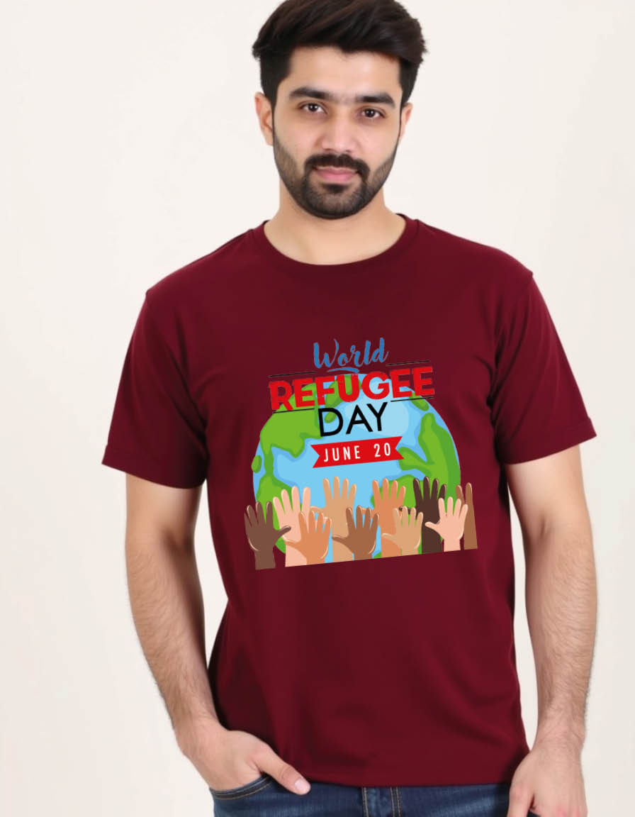World refugee day Unisex printed graphic t shirt