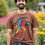 Thumbnail: parrot isolated white mens printed graphic t shirt