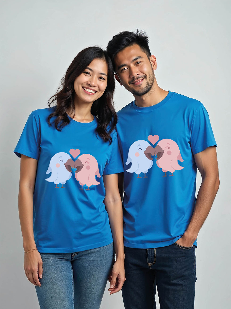 Thumbnail: Trendy Cartoon Couple T-Shirt Lovers Edition – Hot Deal