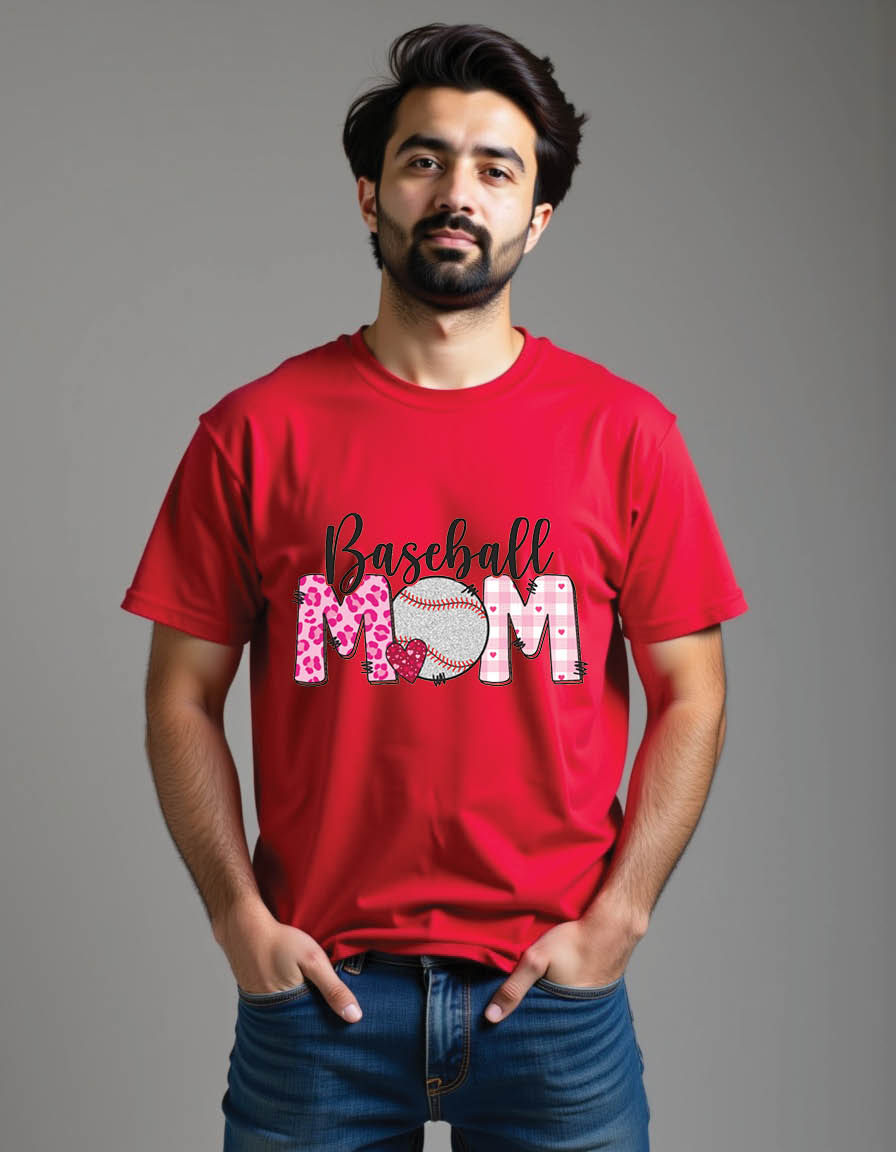 Thumbnail: baseball sublimation craft mens printed graphic t shirt