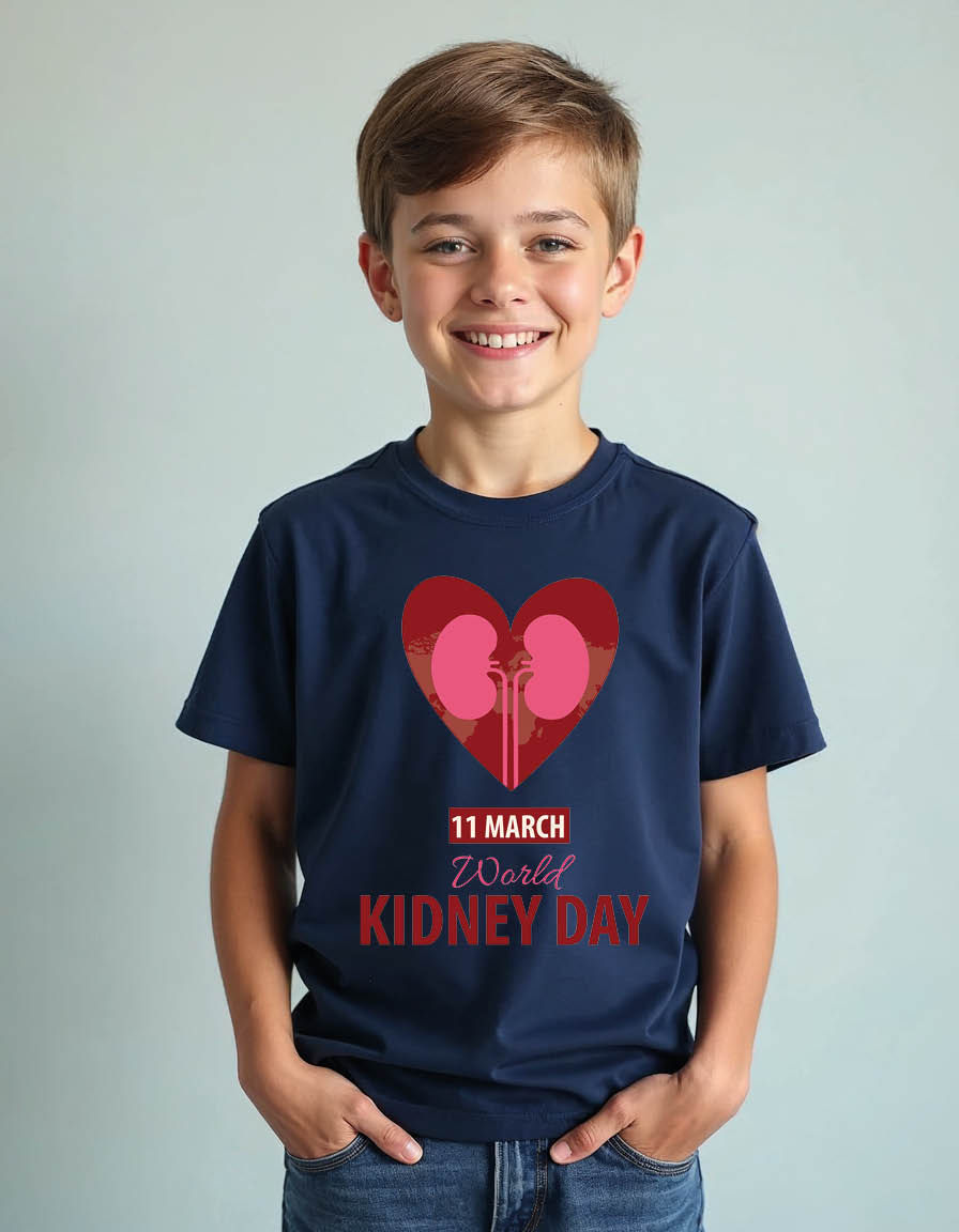 Thumbnail: Kidney day Unisex printed graphic t shirt