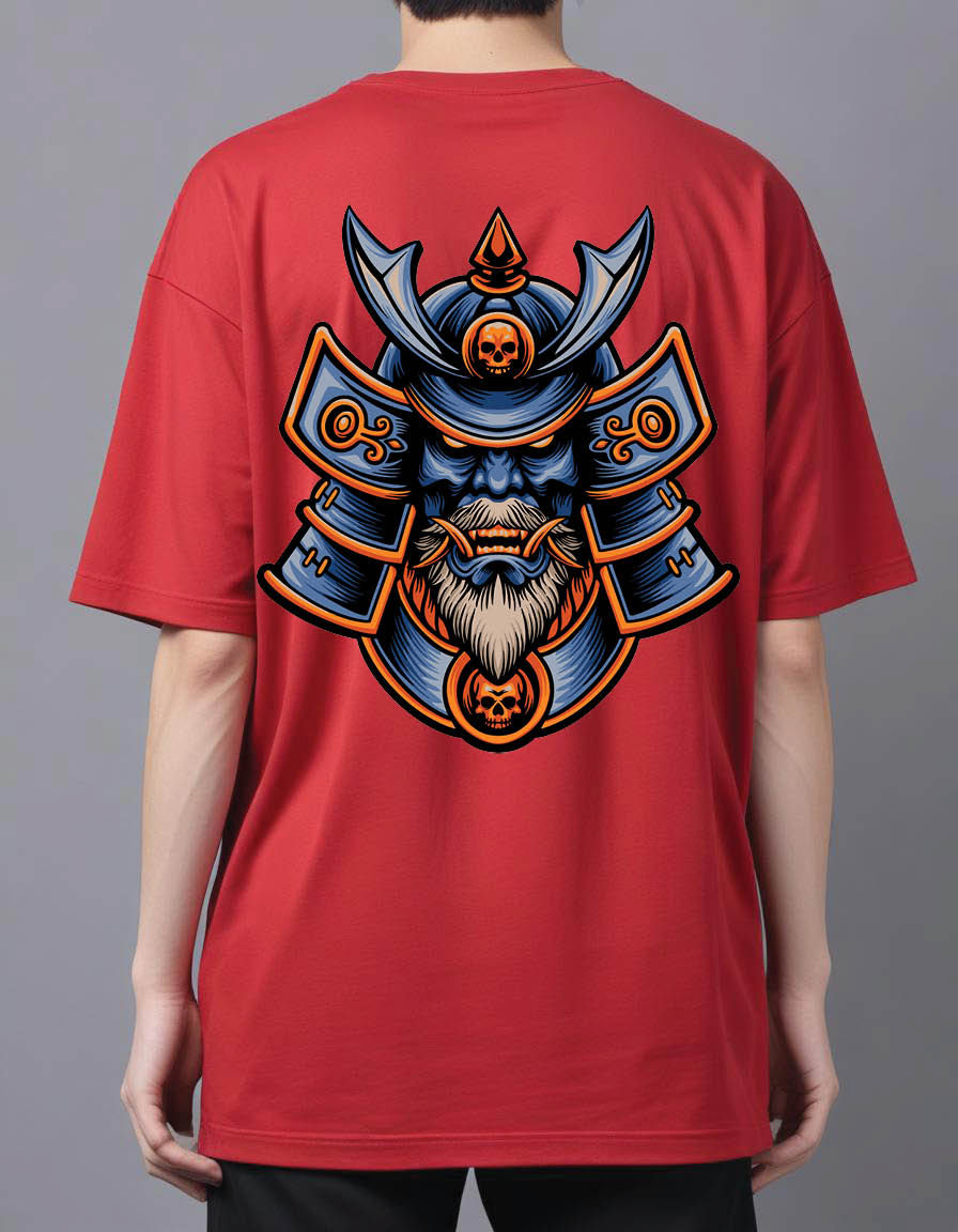 Thumbnail: old samurai mens Oversized Printed t shirt