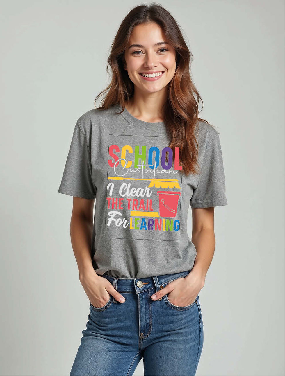 Thumbnail: School i clear the trail for learning Chic Women’s Typography T-Shirt – Fast