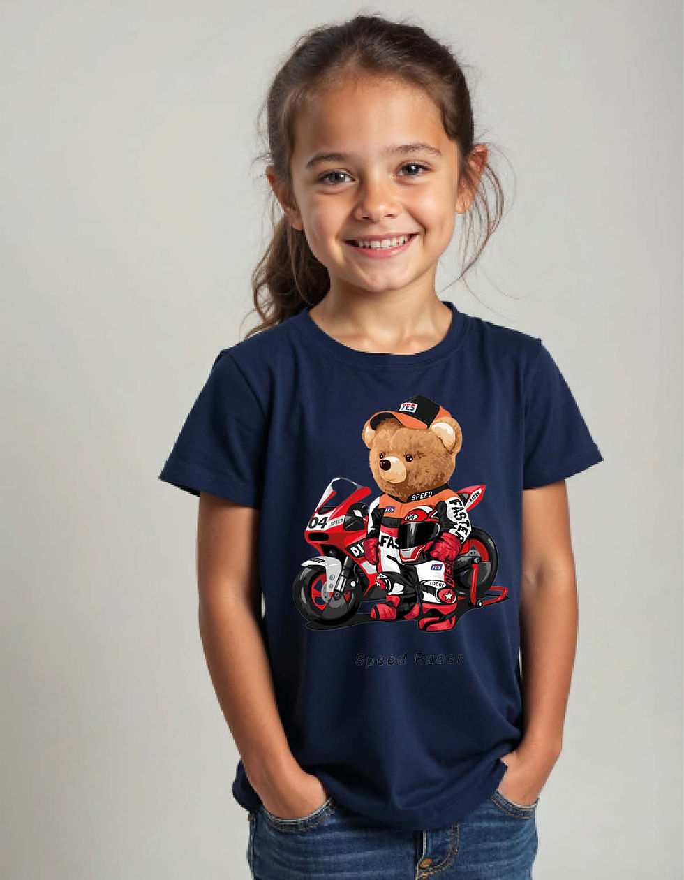 Thumbnail: Teddy Speed Race T-Shirt for Men, Women & Children