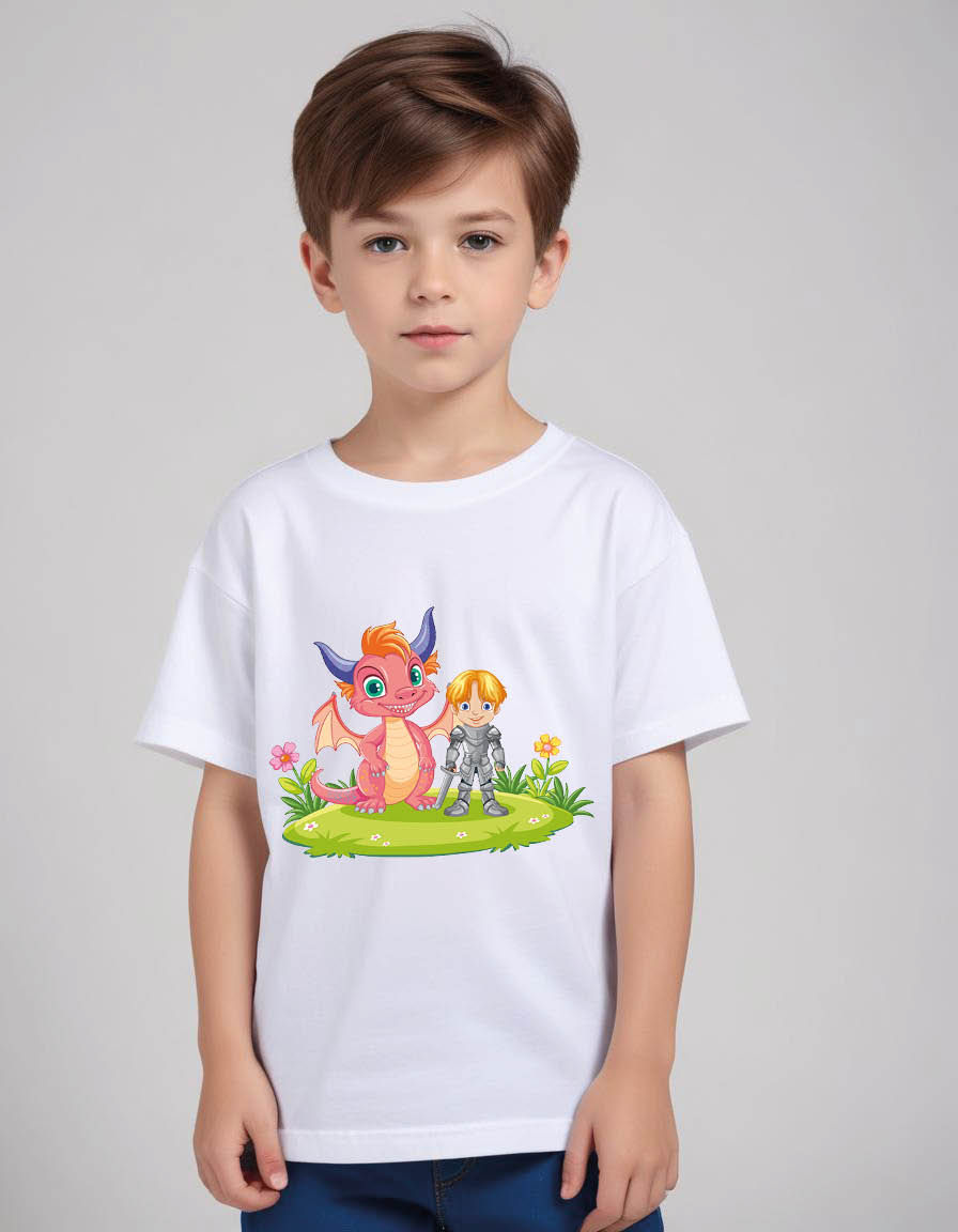Thumbnail: Chic Boys & Girls Cotton Tee – Soft & Comfortable Fabric