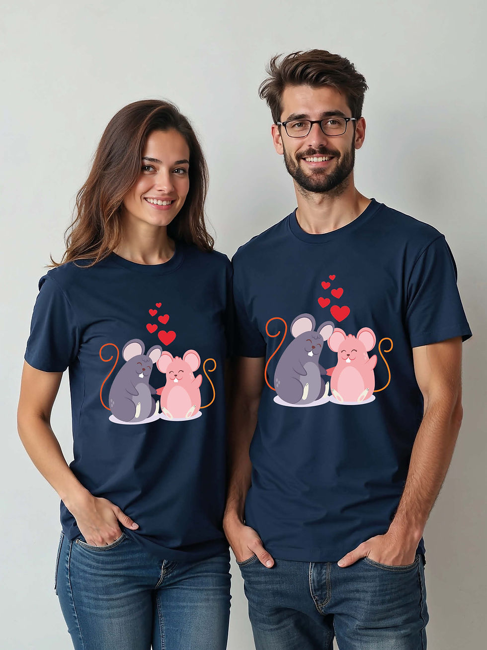 Soulmates Cartoon Couple Matching Tee Lovers Edition – Limited Stock