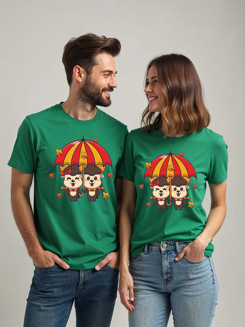 Thumbnail: Romantic Cartoon Couple T-Shirt Lovers Edition – Hot Dea