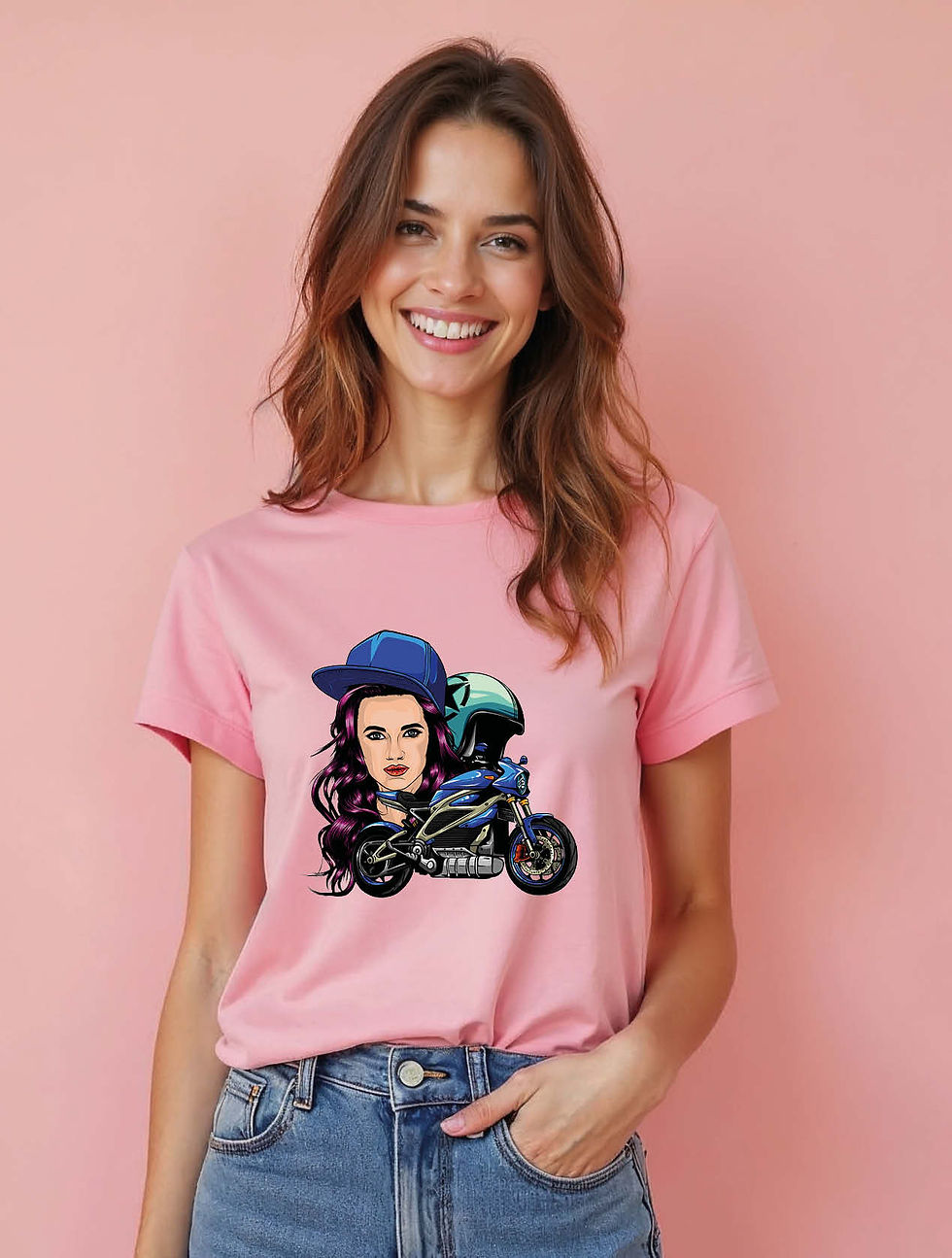 Thumbnail: Street Racer Urban Women’s Printed Graphic Streetwear T-Shirt – Buy Now
