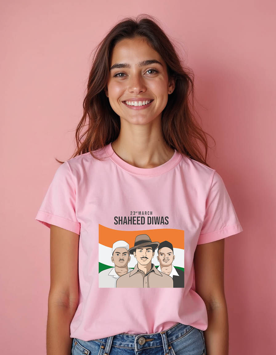 Shaheed diwas Unisex printed graphic t shirt