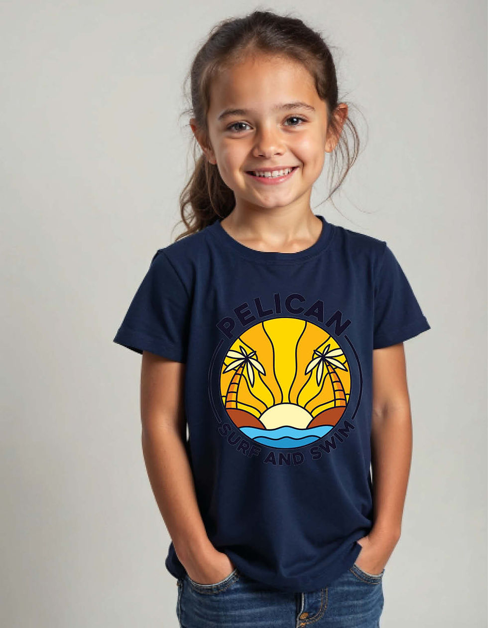 Thumbnail: Pelicmsurf and swim Unisex Printed T-Shirt for All