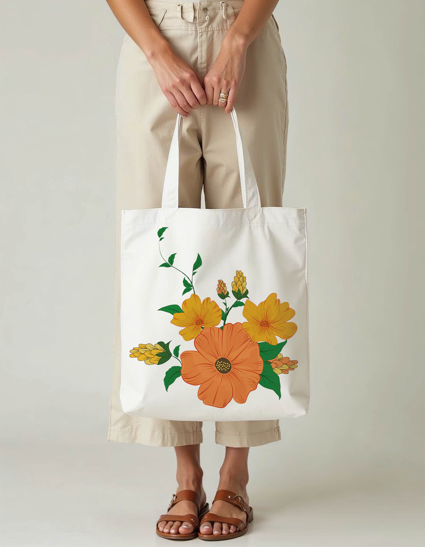 Colorful Artistic Tote Printed Bag – Premium Quality Shopper Eco-Friendly Choice