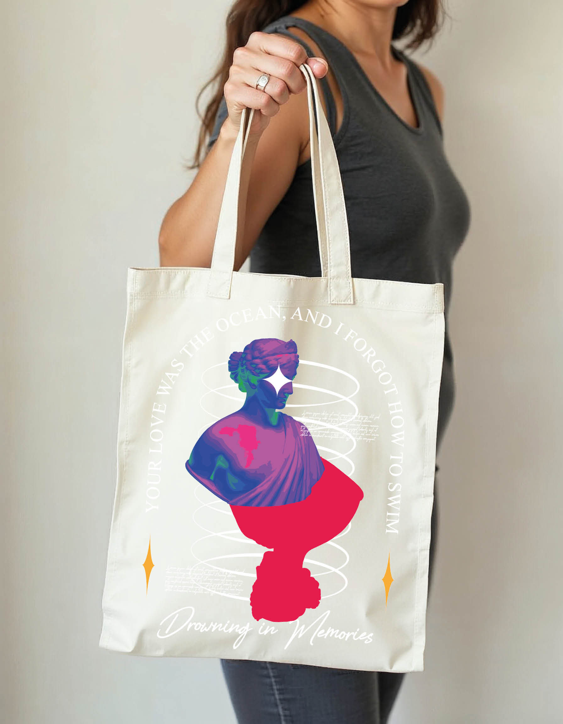 Ecofriendly Tote Printed Bag | Eco-Friendly Cotton Tote Eco-Friendly Choice