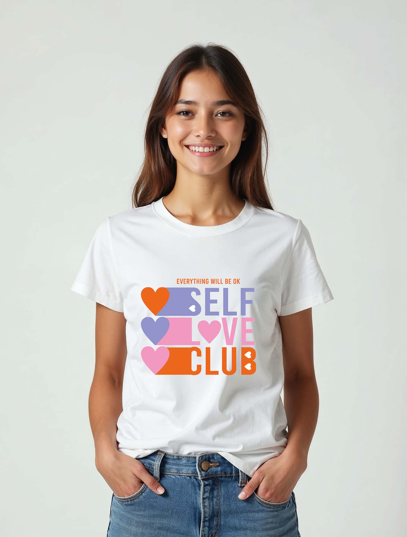 everything will be ok self love club Trendy Women’s Graphic T-Shirt