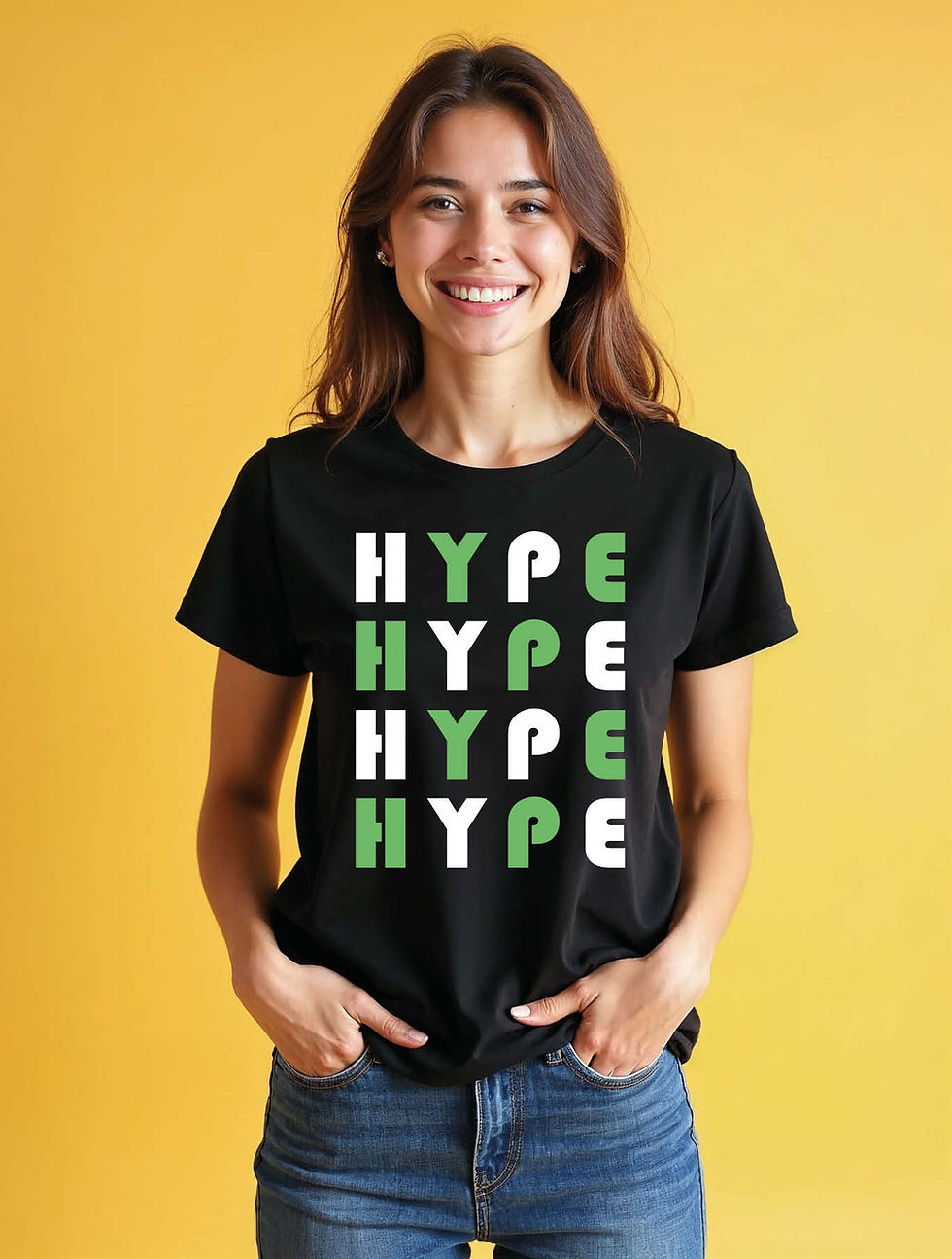 Thumbnail: hype Classic Women’s  stylish printed Graphic T-Shirt