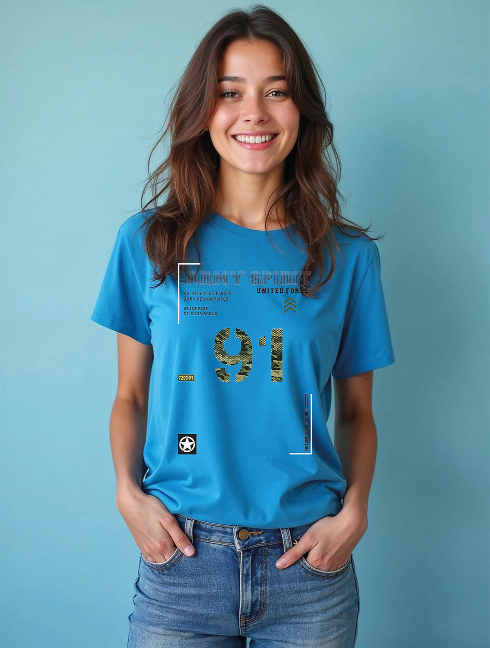 Thumbnail: United force Chic Women’s Streetwear T-Shirt – Premium Quality