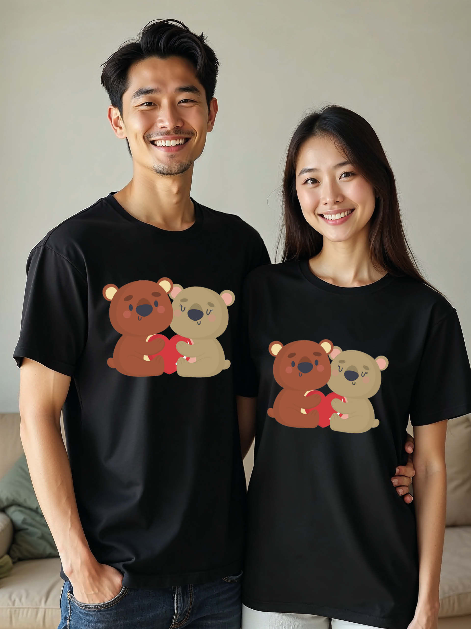 Anniversary Animal Couple T-Shirt Lovers Edition – Hot Deal