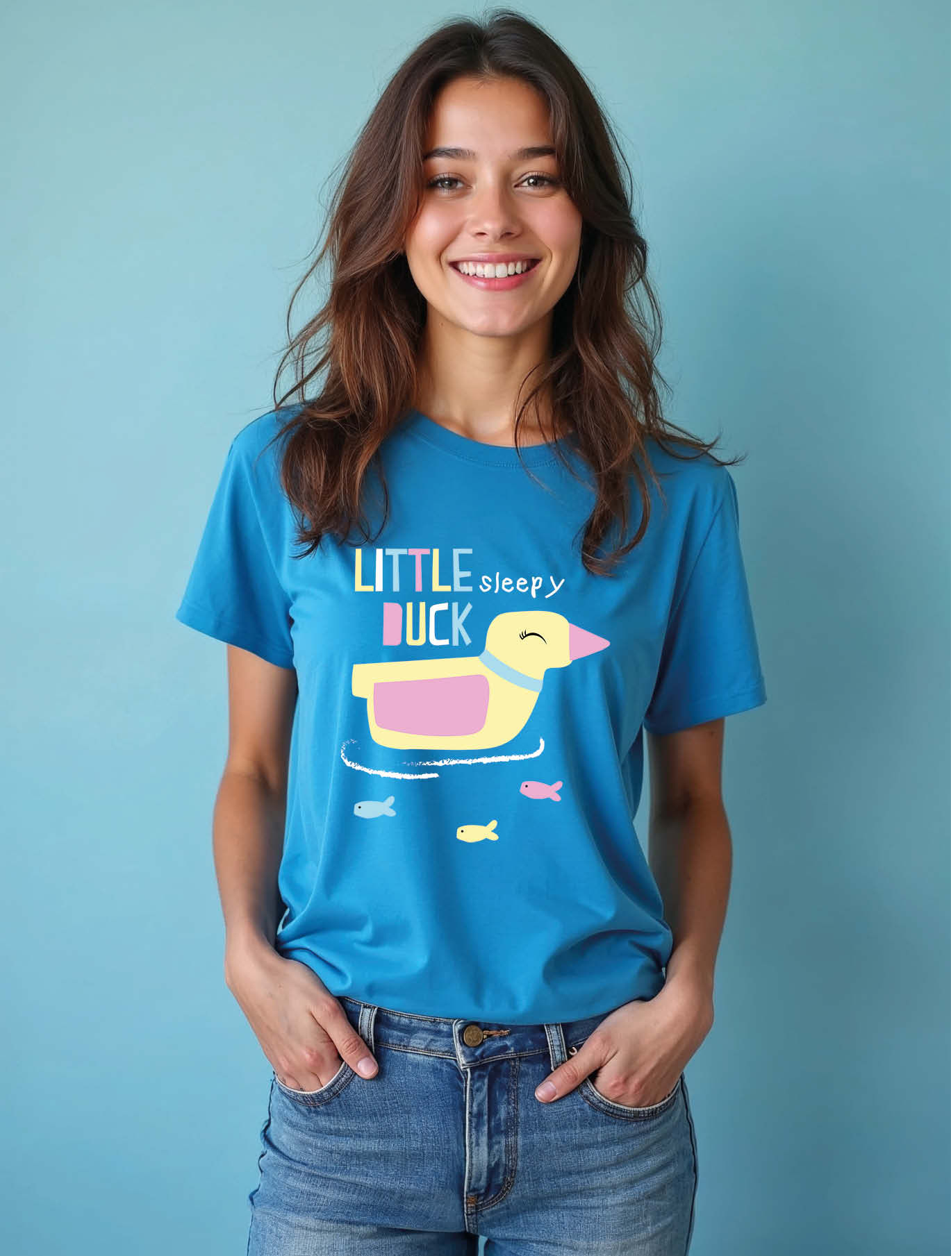 little sleepy duck Urban Women’s Graphic T-Shirt buy now