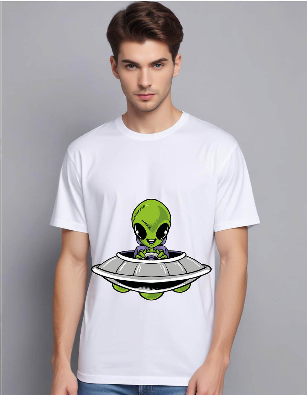 Thumbnail: alien pack mens printed graphic t shirt