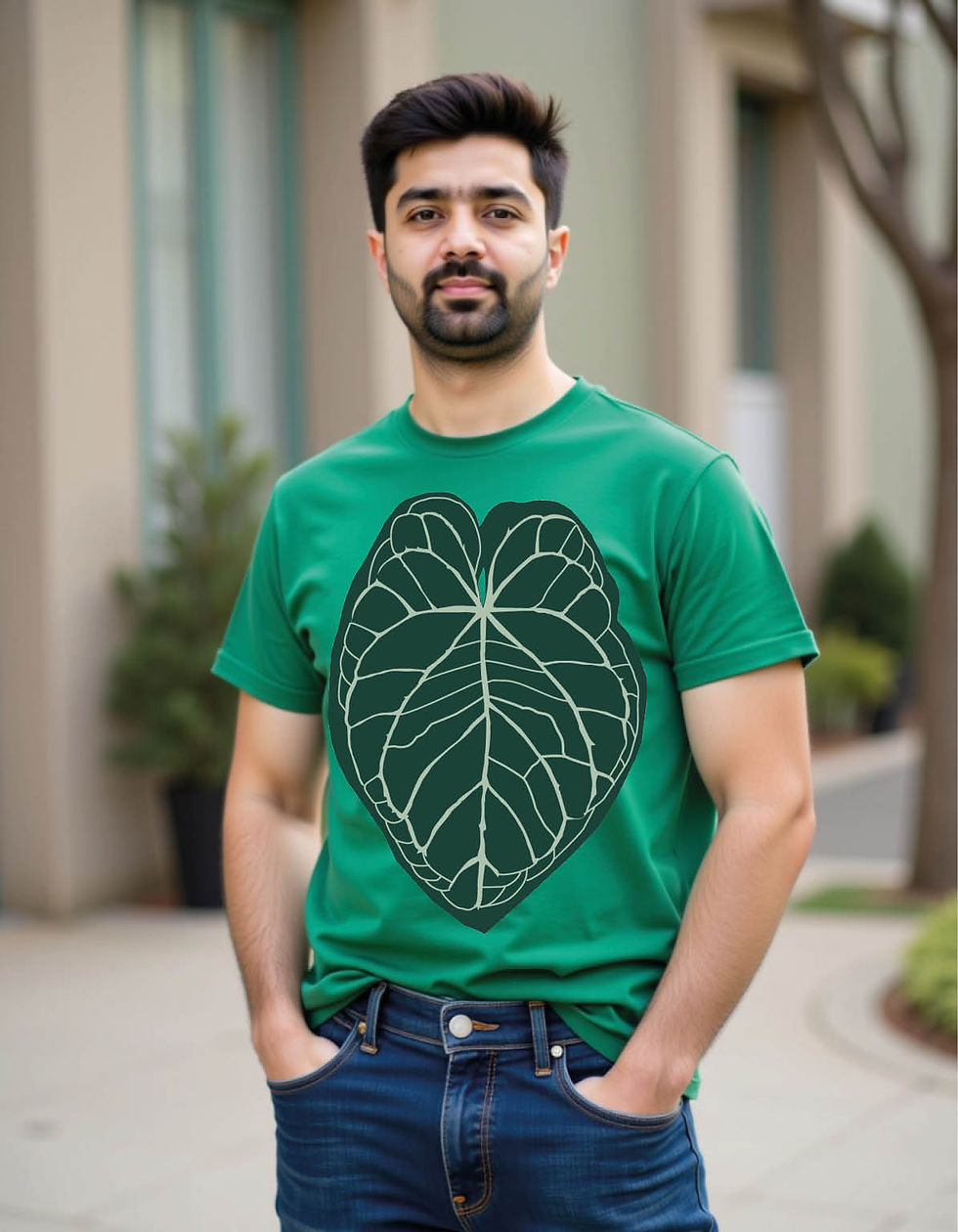 aroid plants vector collection mens printed graphic t shirt
