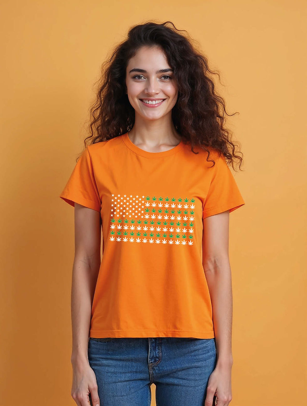 Thumbnail: Golf Flag USA Patriotic Classic Women’s Printed Graphic Streetwear T-Shirt